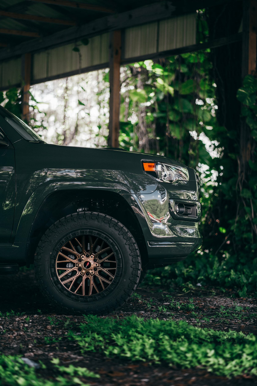 Set 4 20" Vortek Apollo VRT-608 Matte Bronze 20x10 Wheels 6x135 6x5.5 -12mm Rims