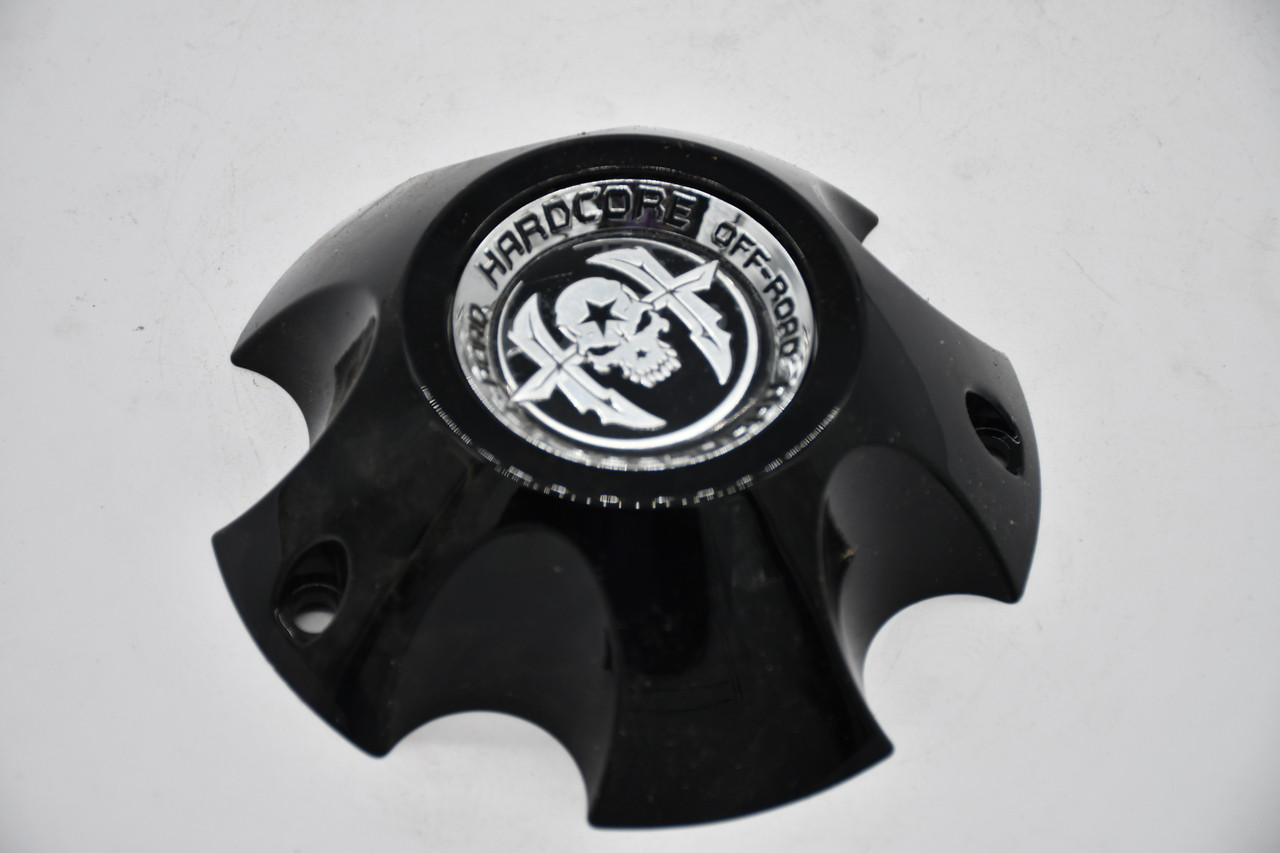 Hardcore Black Wheel Center Cap CAP-HC08/09 (B)-5 LUG-BIG C-651-5 C-651-5/6