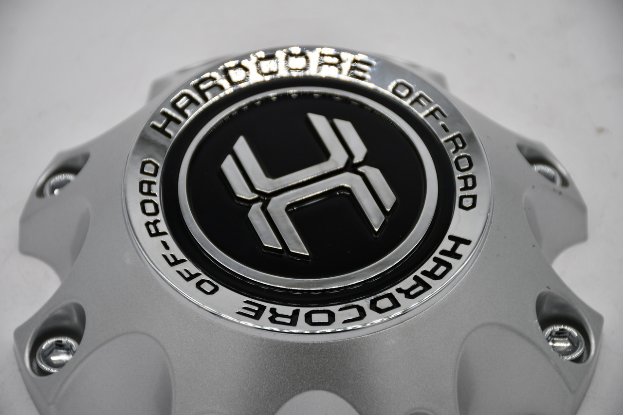 Hardcore Offroad Silver Wheel Center Cap CAP-HC18/19(BR)-8 LUG 397-2 C397