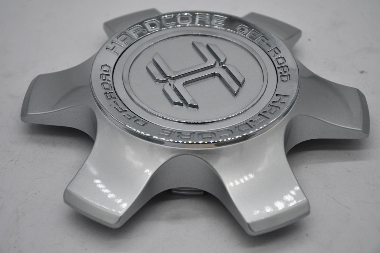 Hardcore Offroad Silver Wheel Center Cap CAP-HC24/25(BRU)-6LUG