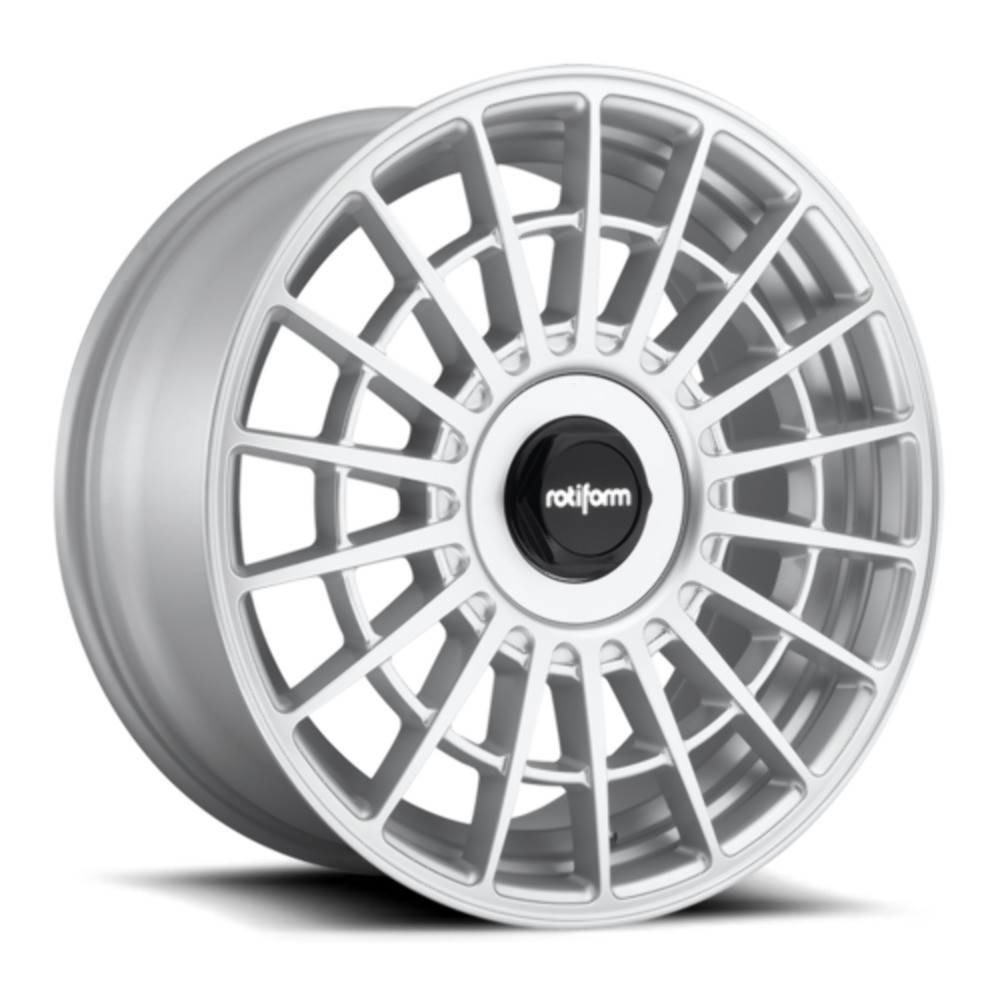 Rotiform 1PC R143 Las-R 19x8.5 5x100 5x112 Gloss Silver Wheel 19" 35mm Rim