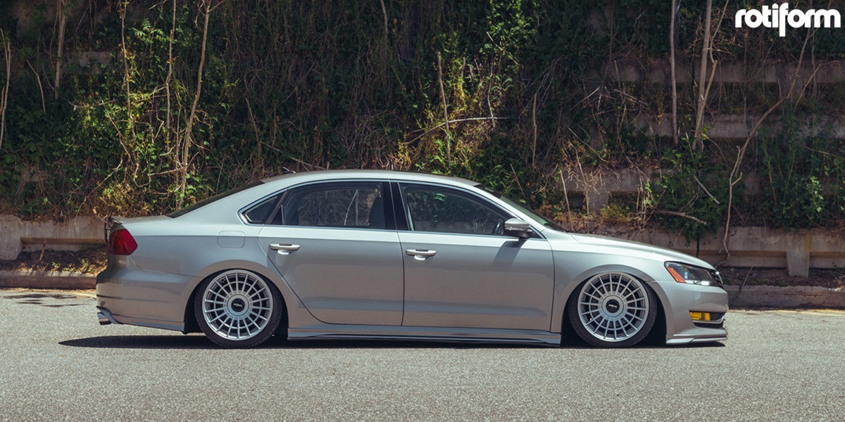 Rotiform 1PC R143 Las-R 19x8.5 5x100 5x112 Gloss Silver Wheel 19" 35mm Rim