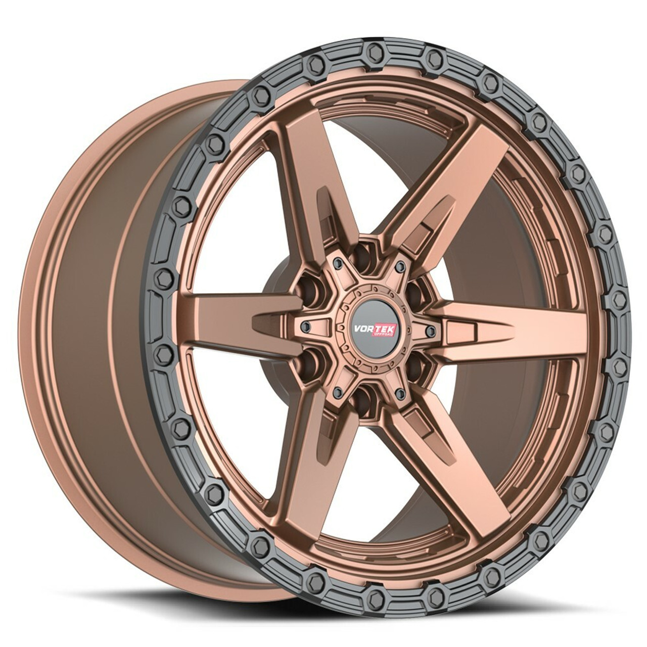 Set 4 20" Vortek Argon VRT-602 Matte Bronze 20x9 Wheels 6x135 6x5.5 12mm Rims