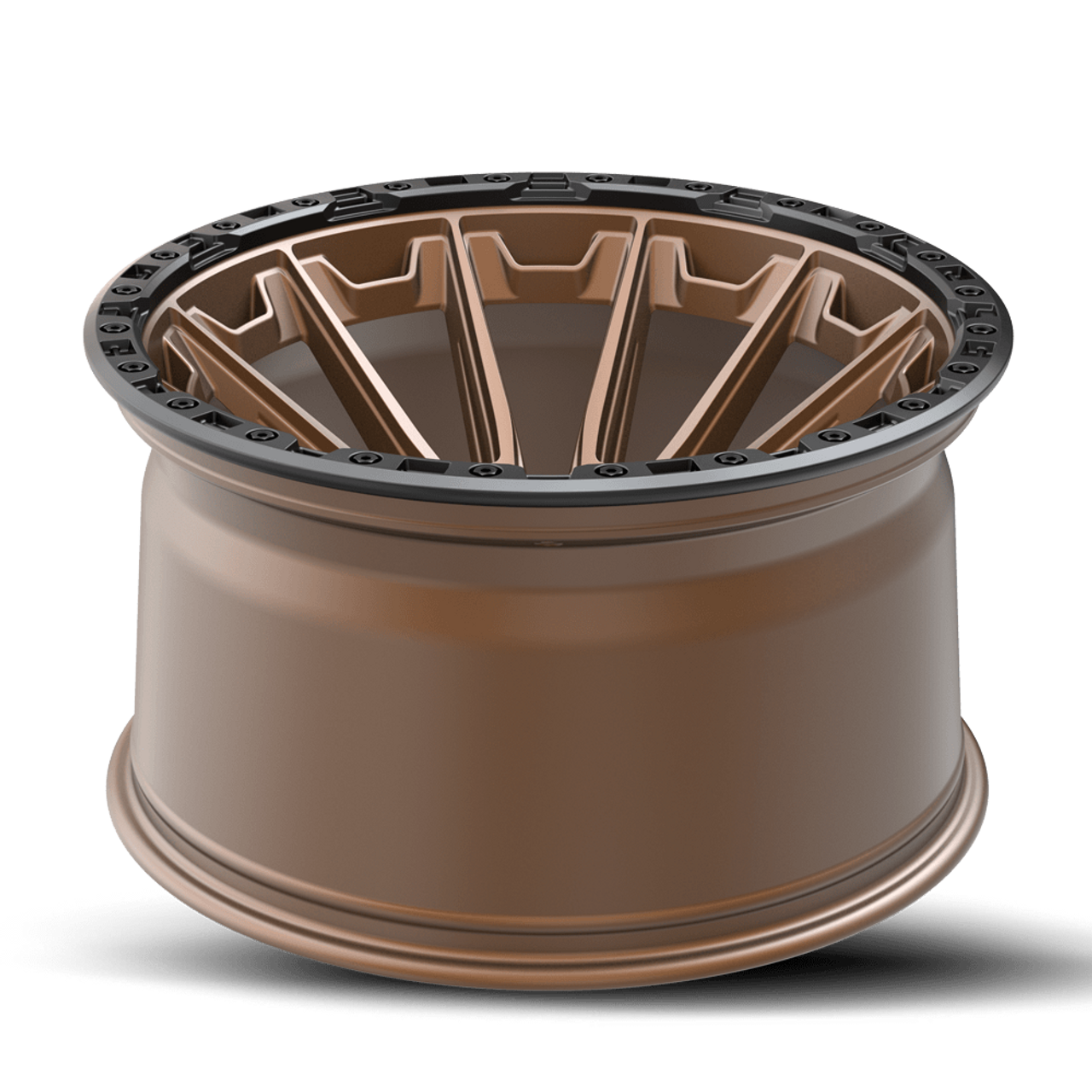 Set 4 20" Vortek Spartan VRT-601 Matte Bronze 20x10 Wheels 6x135 6x5.5 -12mm Rims
