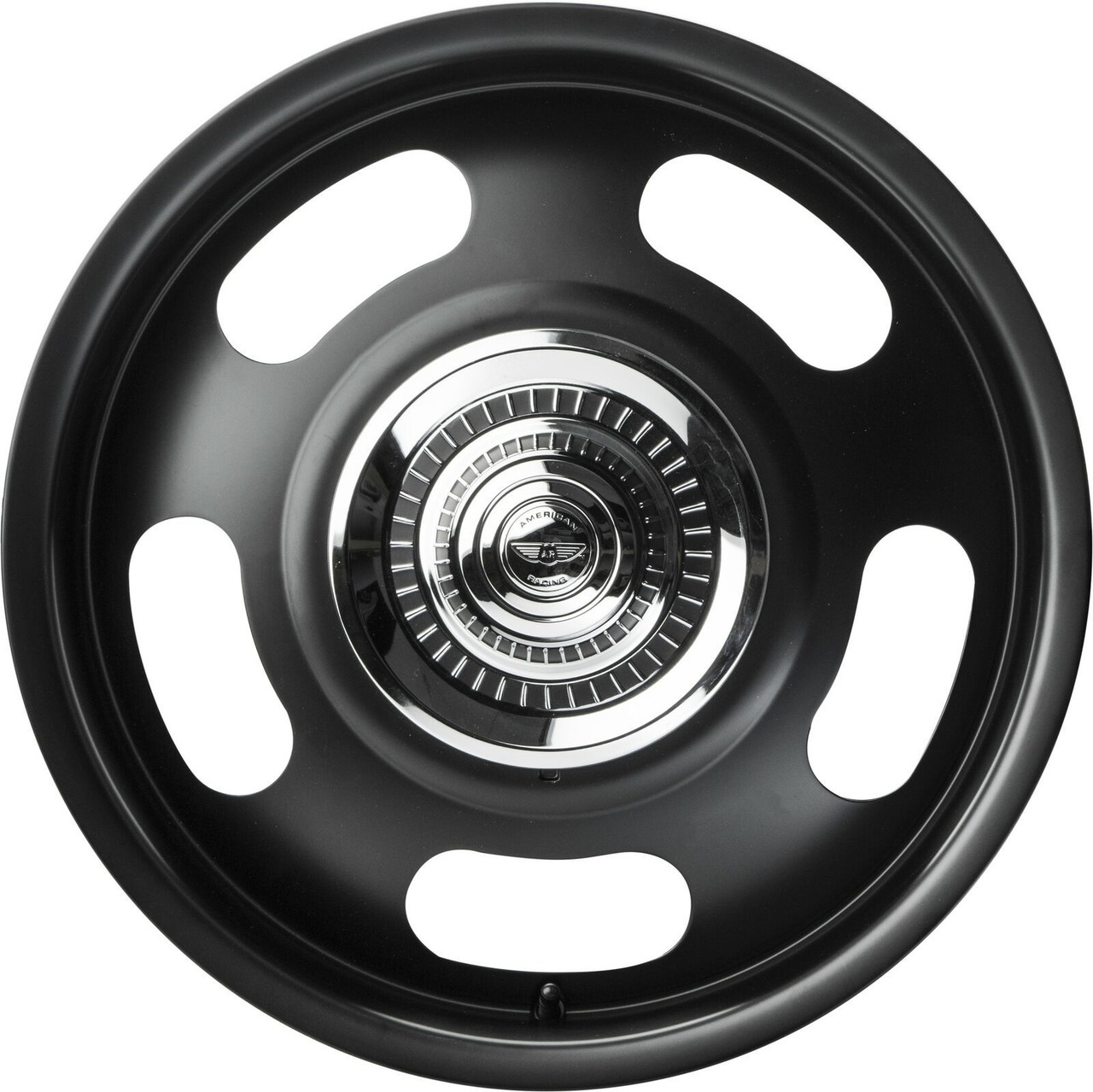 American Racing Vintage VN506 20x9.5 5x4.75 5x5 Satin Black Wheel 20" 0mm Rim