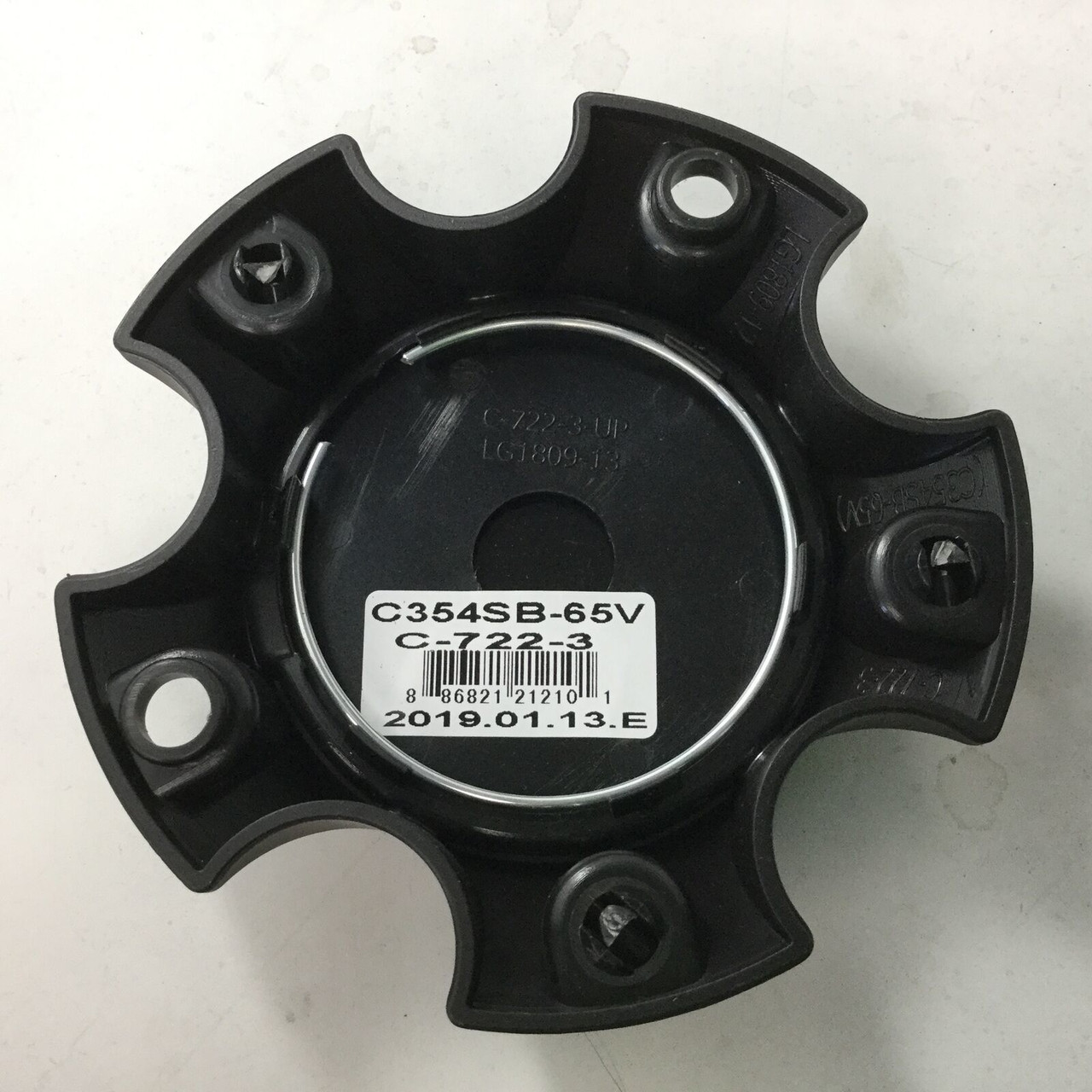 Vision Off Road 354 Manx 2 C354SB-65V Satin Black Wheel Center Cap Fit 5x4.5 5x5