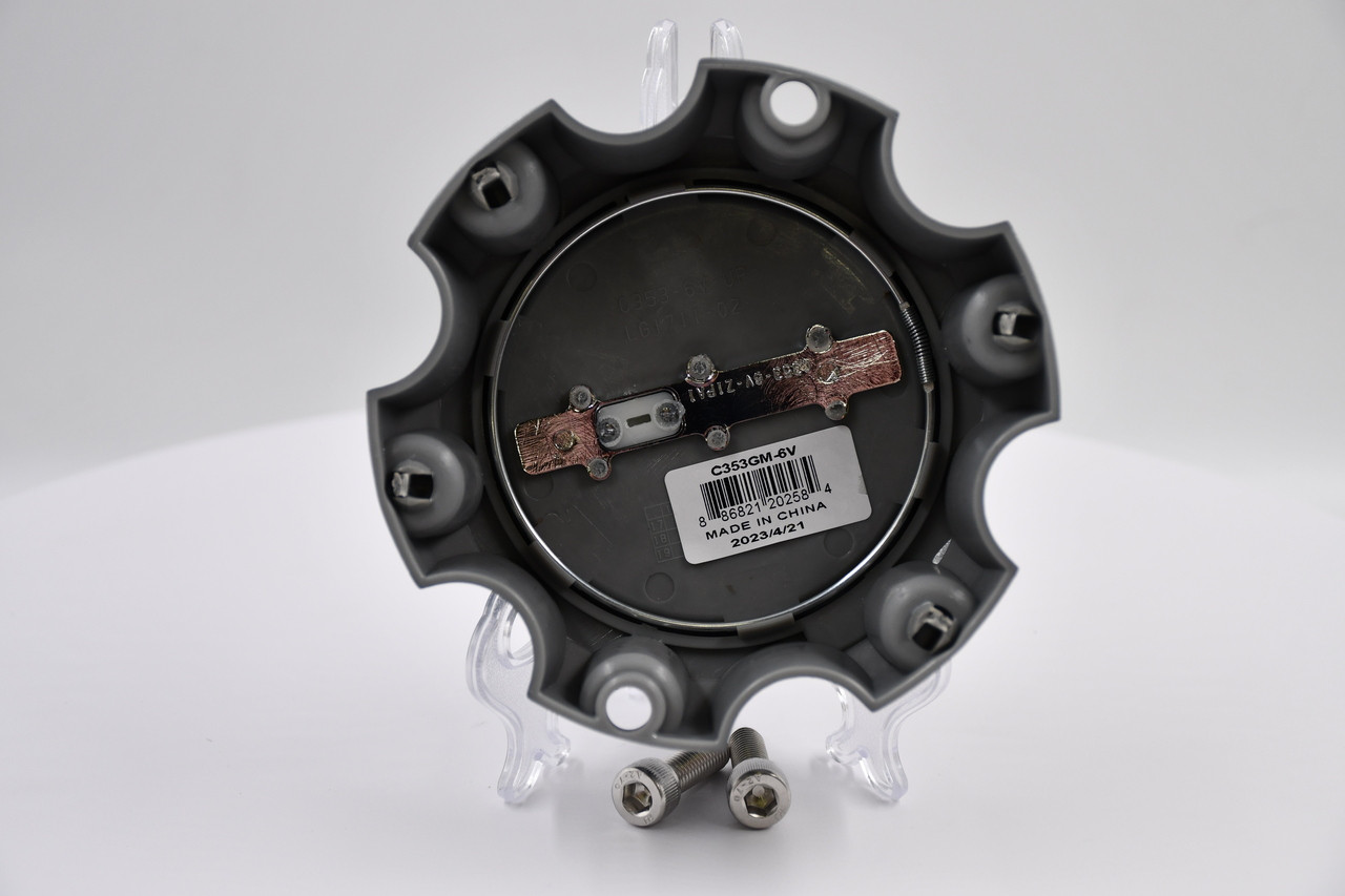 Vision 353 Turbine 6 Lug Wheel Center Cap C353GM-6V Gunmetal Fits 6x5.5 6x135