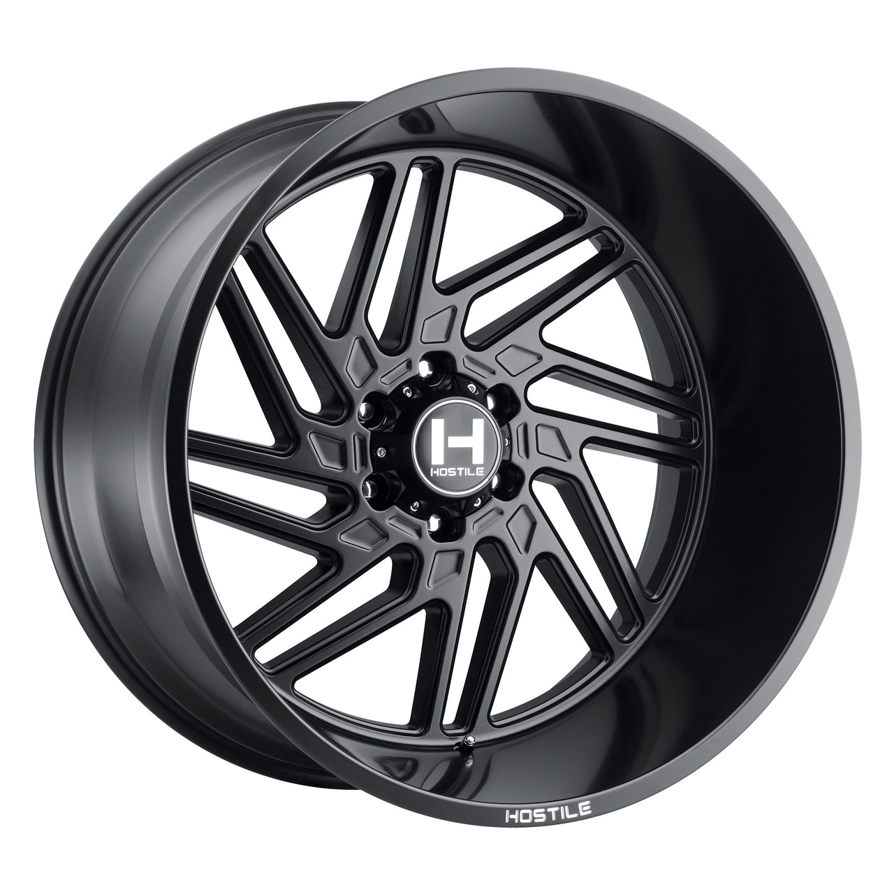 20" Hostile H116 Jigsaw Asphalt 20x10 Wheel 6x135 -19mm For Ford Lincoln Rim