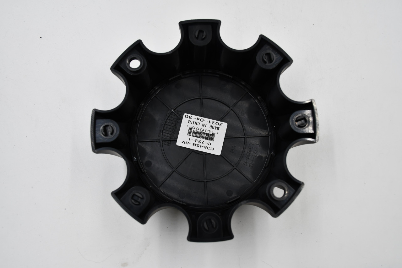 Genuine Vision Wheel C354SB-8V satin black OEM replacement center cap for Vision 354 Manx 2 8-lug wheels. Fits 8x6.5, 8x170, and 8x180 wheel applications.