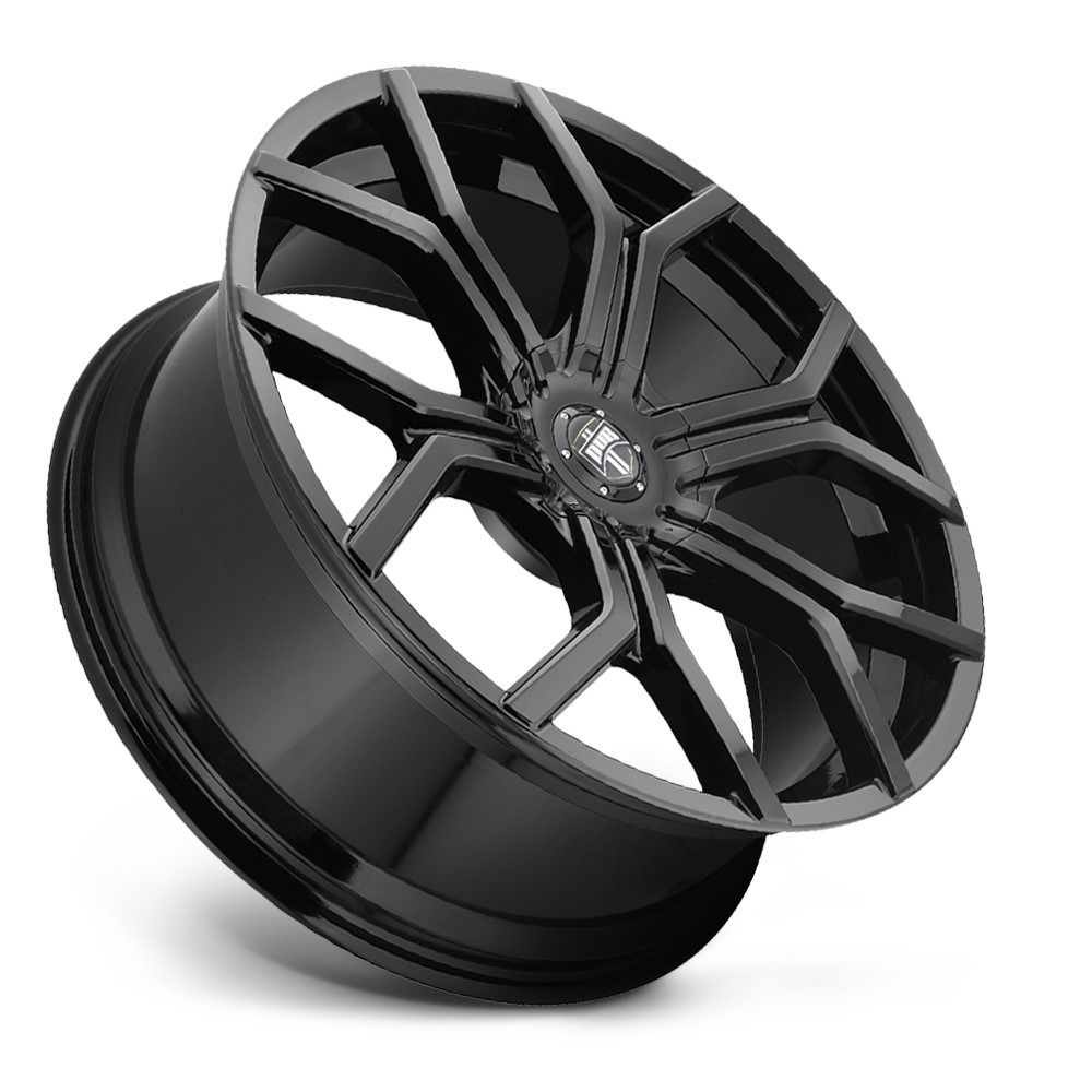 DUB 1PC S208 Royalty 22x9.5 6x135 6x5.5 Gloss Black Wheel 22" 30mm Rim