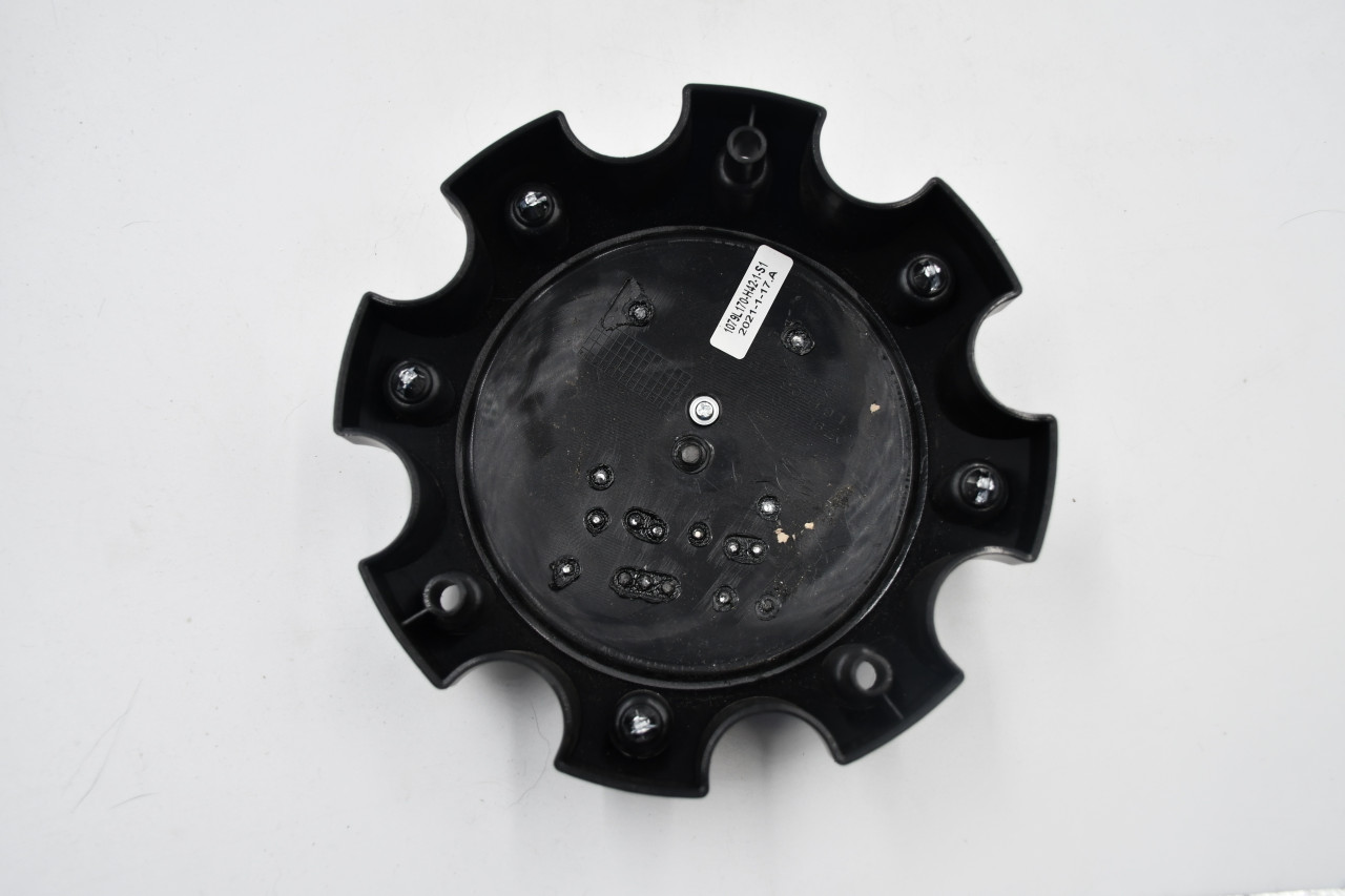 XD Series Matte Black Wheel Center Cap Hub Cap 1079L170-H42-1-S1 6.75" 8 Lug