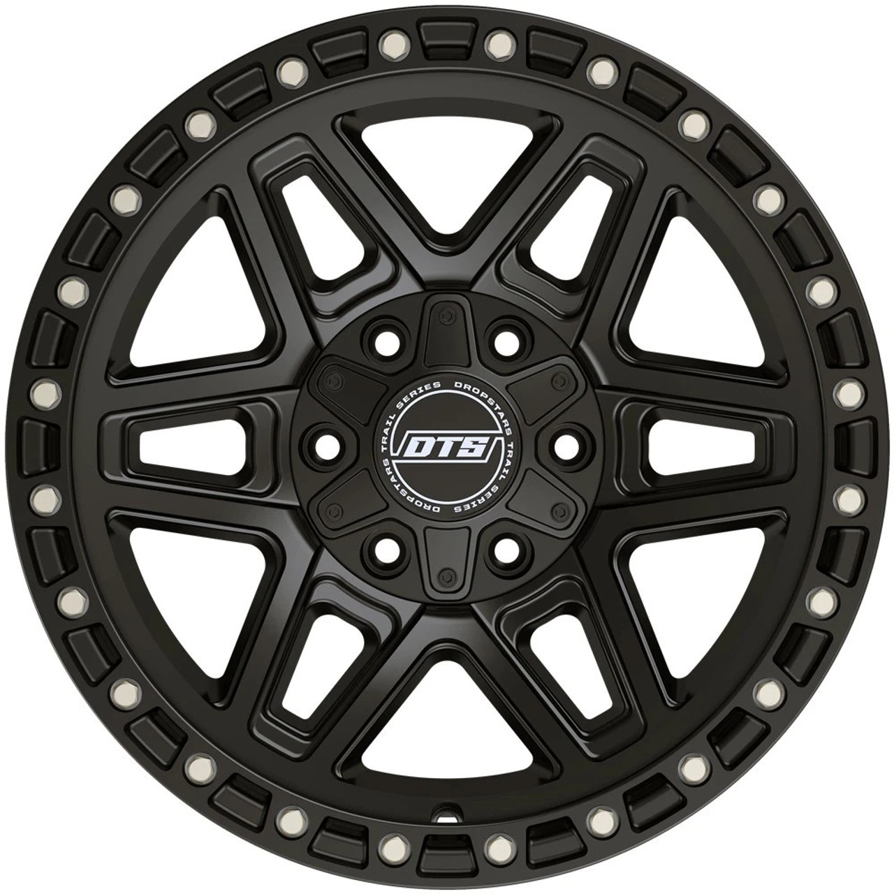 20" Dropstars Trail Series 602SB Satin Black 20x10 Wheel 5x5 5x5.5 -19mm Rim