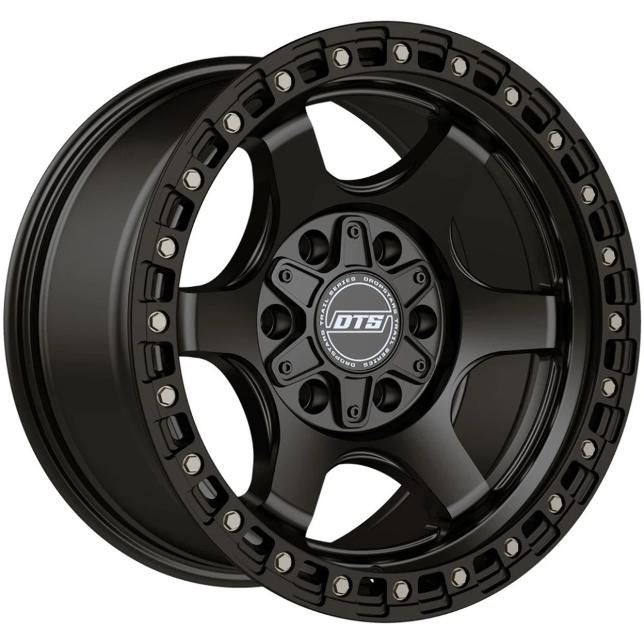 20" Dropstars Trail Series 604SB Satin Black 20x10 Wheel 6x135 6x5.5 -19mm Rim