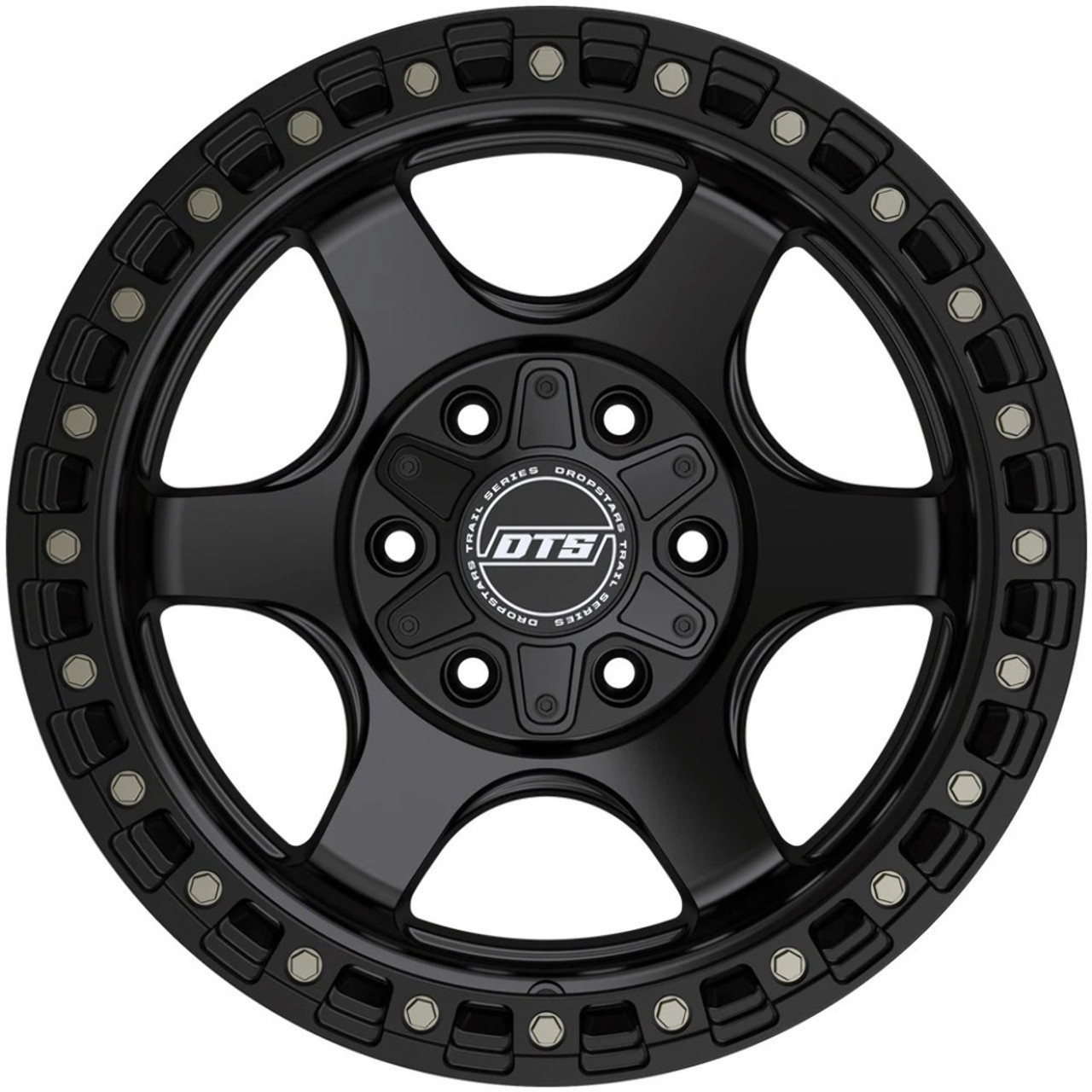 20" Dropstars Trail Series 604SB Satin Black 20x10 Wheel 6x135 6x5.5 -19mm Rim
