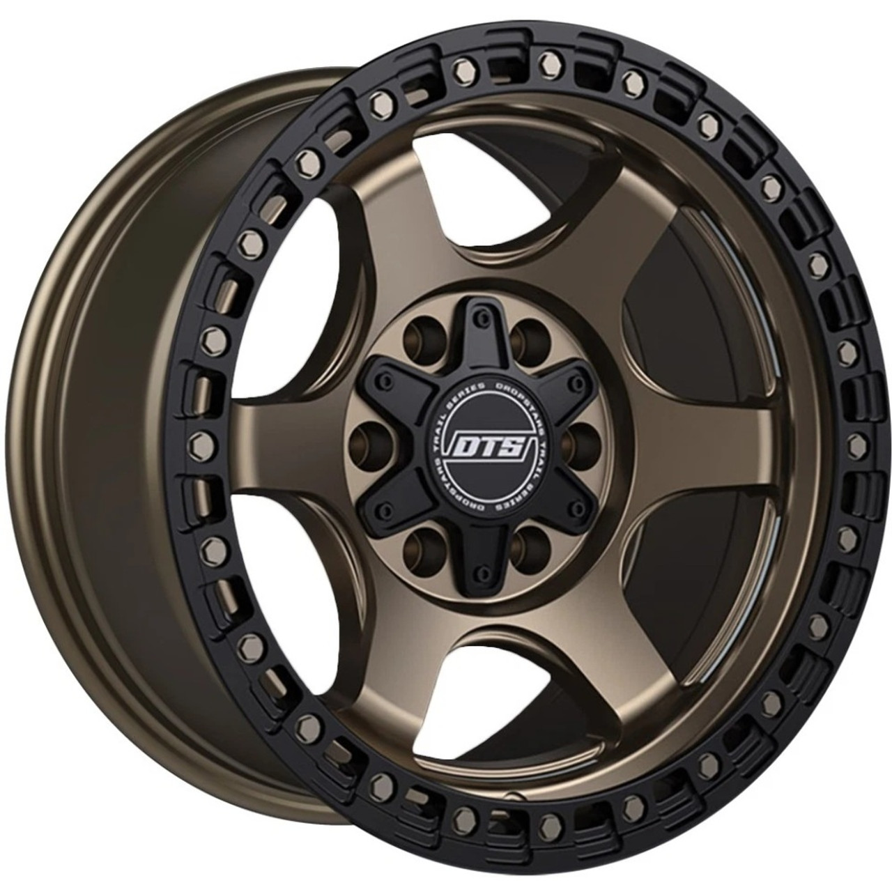 20" Dropstars Trail Series 604BZB Bronze Black Ring 20x9 Wheel 6x135 6x5.5 -20mm