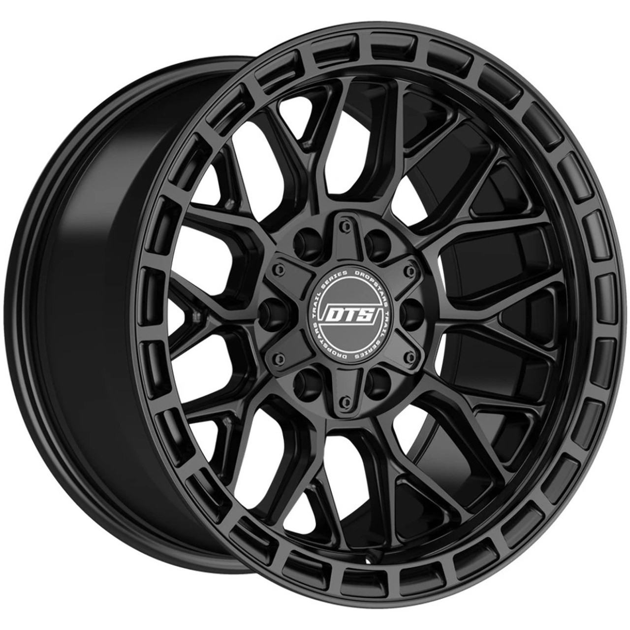 Set 4 20" Dropstars Trail Series 605SB Satin Black 20x9 Wheels 6x135 6x5.5 00mm