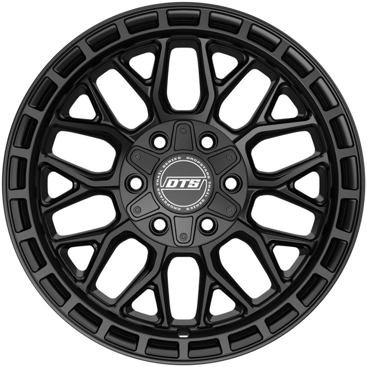 20" Dropstars Trail Series 605SB Satin Black 20x10 Wheel 6x135 6x5.5 -19mm Rim