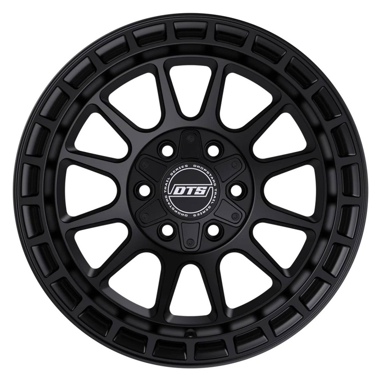 20" Dropstars Trail Series 606SB Satin Black 20x9 Wheel 8x170 00mm For Ford Rim