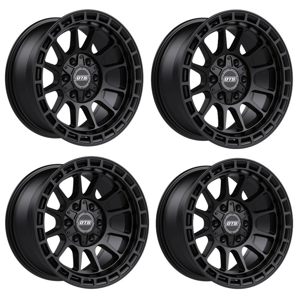 Set 4 20" Dropstars Trail Series 606SB Satin Black 20x9 Wheels 8x170 00mm Rims