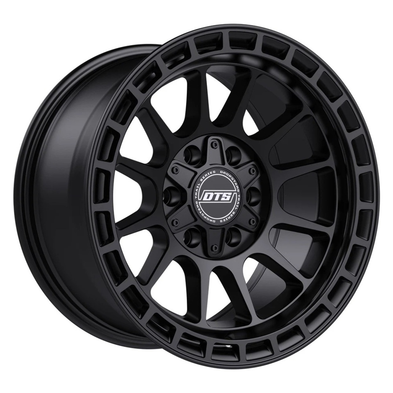 Set 4 20" Dropstars Trail Series 606SB Satin Black 20x9 Wheels 6x135 6x5.5 18mm