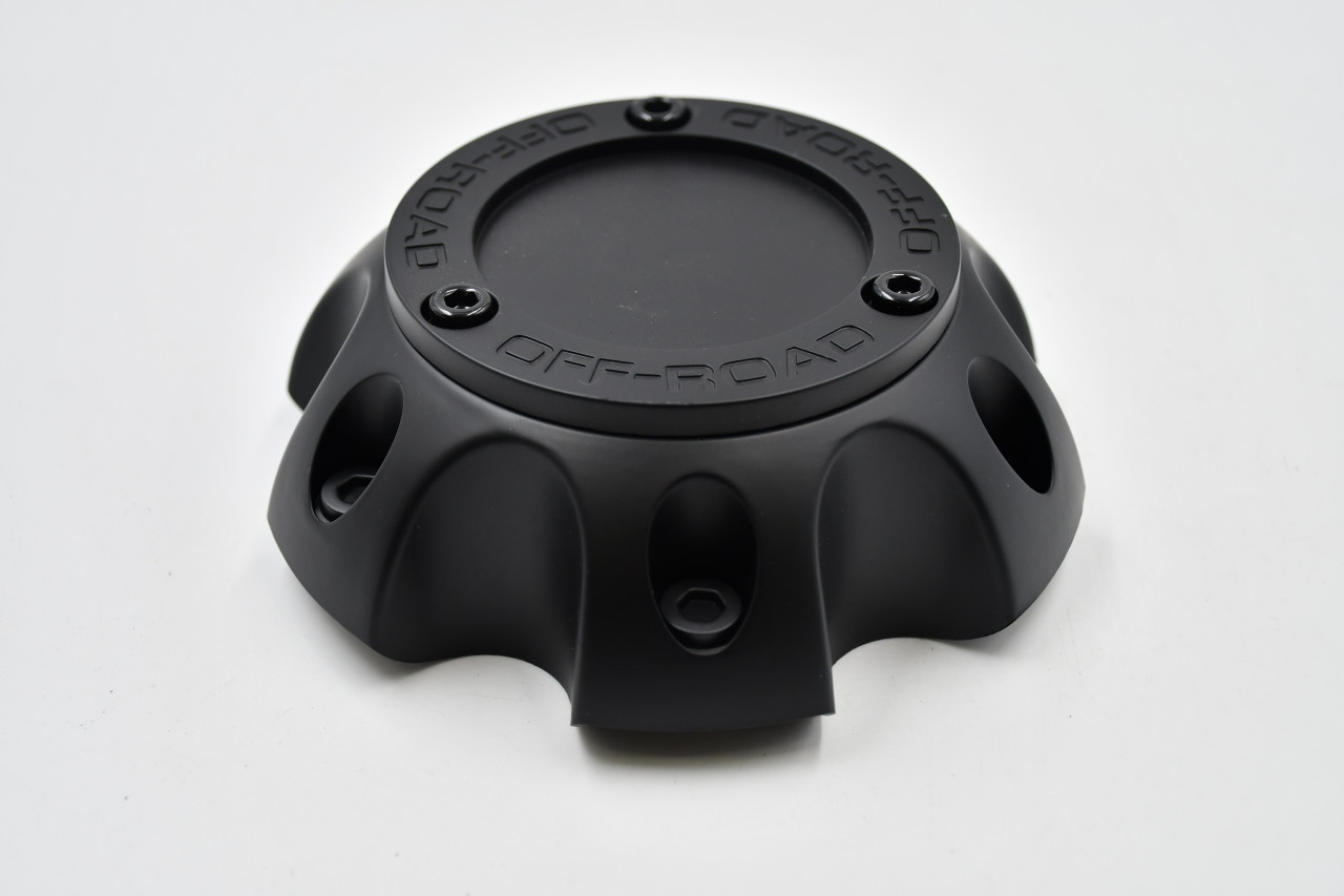 Vision 111 Nemesis Matte Black Wheel Center Cap C111MB-6V Hub Cap 6x135 & 6x5.5