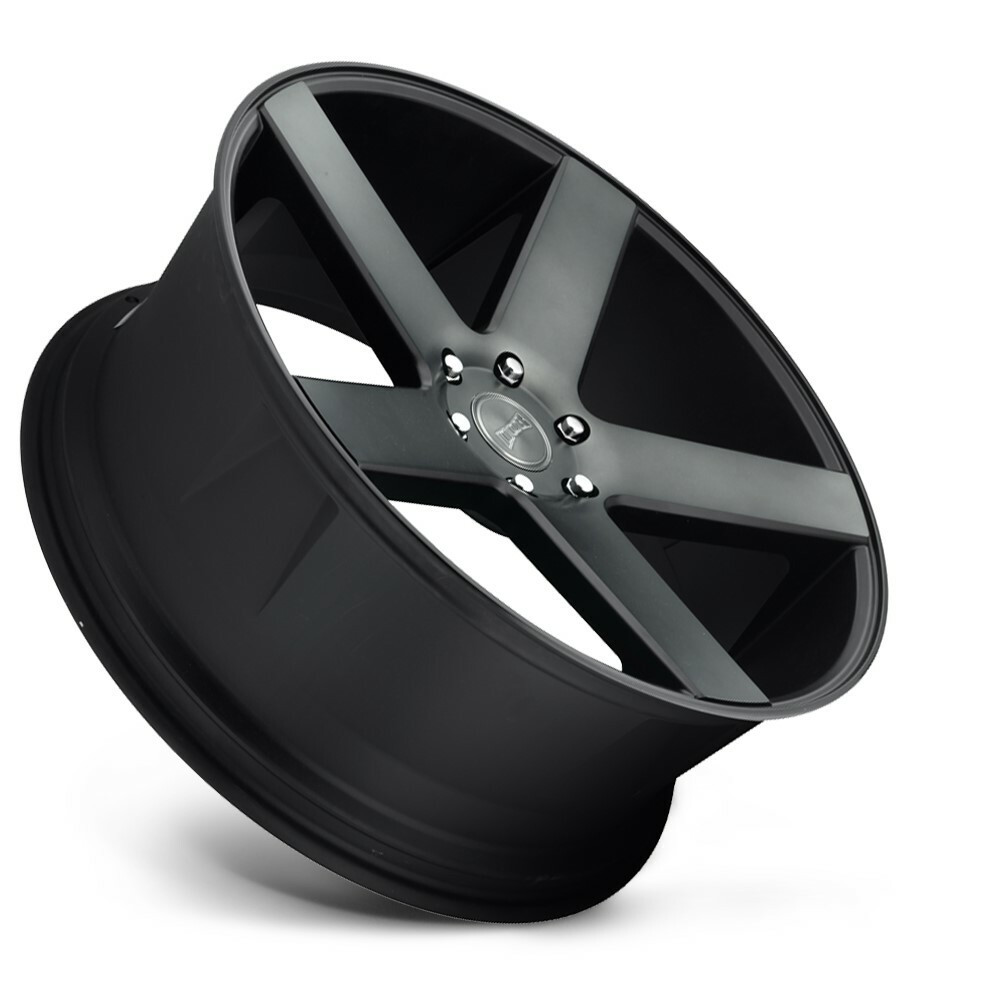 DUB 1PC S116 Baller 20x9.5 6x5.5 Matte Black Double Dark Tint Wheel 20" 30mm Rim