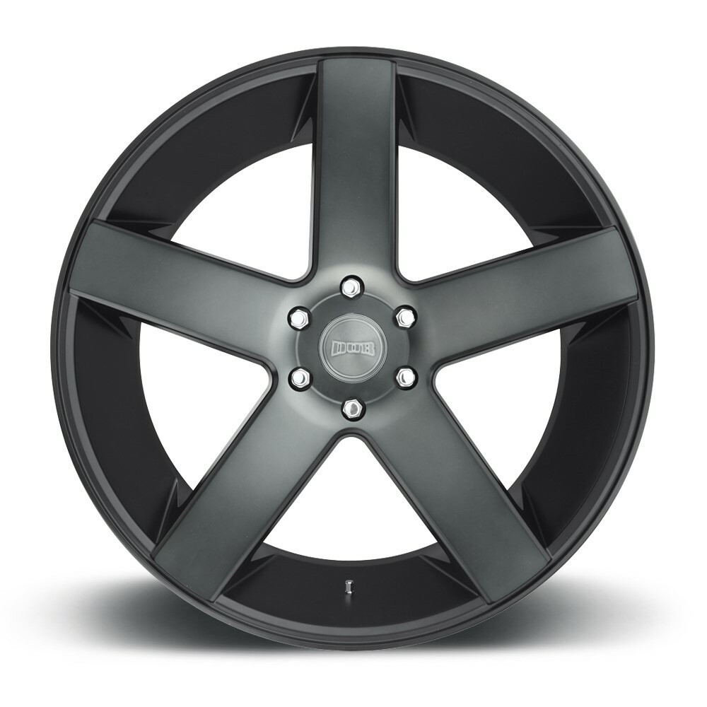 DUB 1PC S116 Baller 20x9.5 6x5.5 Matte Black Double Dark Tint Wheel 20" 30mm Rim