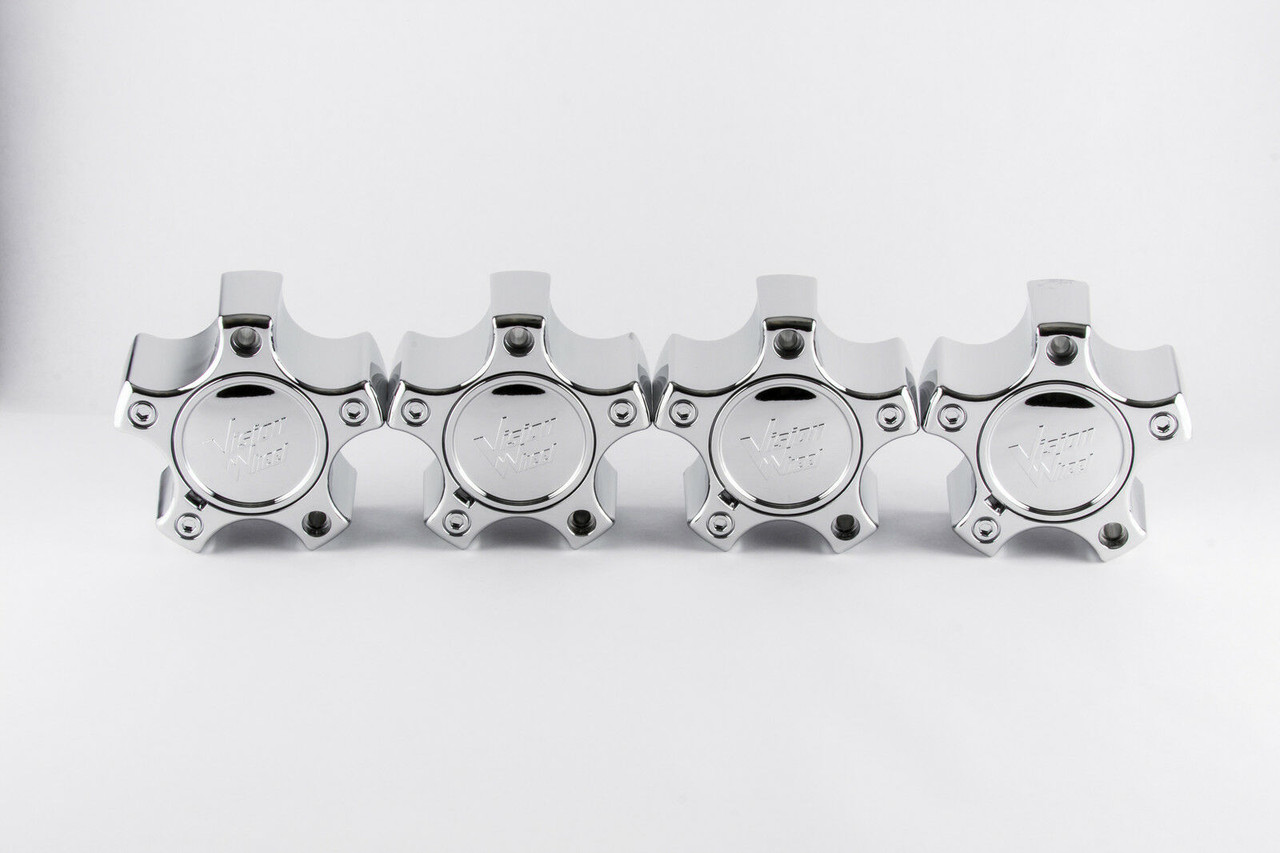 Vision Warrior 375 C375-5C65DOC Chrome 5 Lug Replacement Center Cap