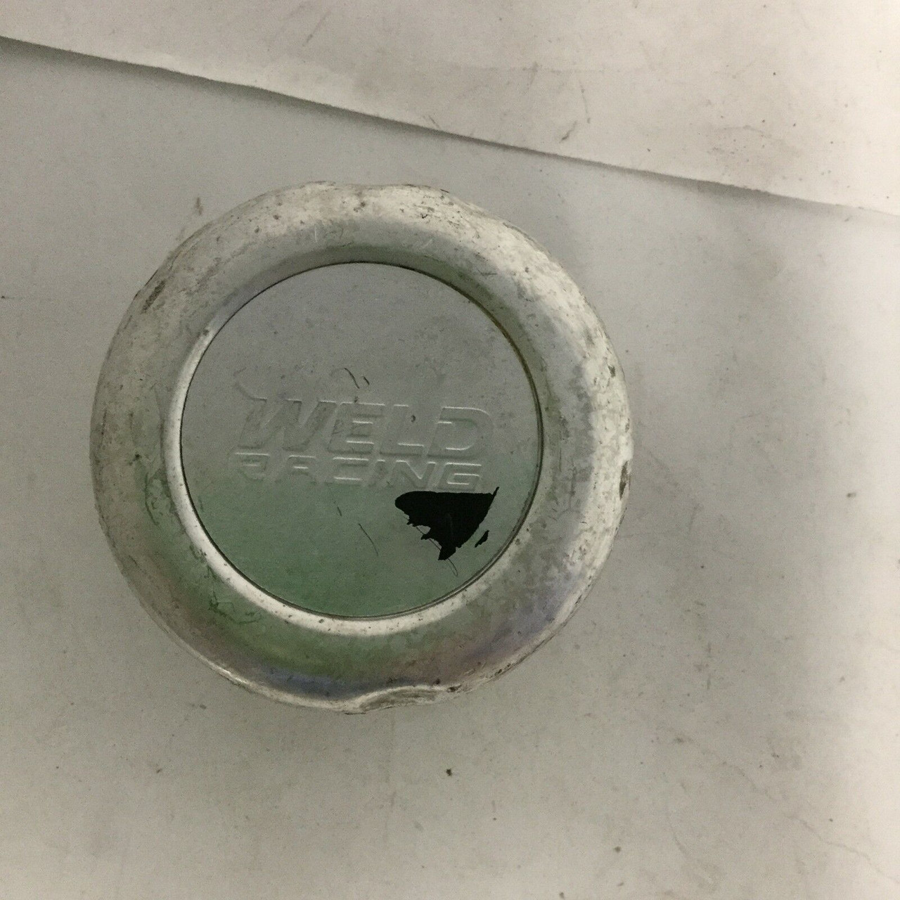 Weld Racing Push Thru Wheel Center Hub Cap Metal 3.5" Diameter WDR10