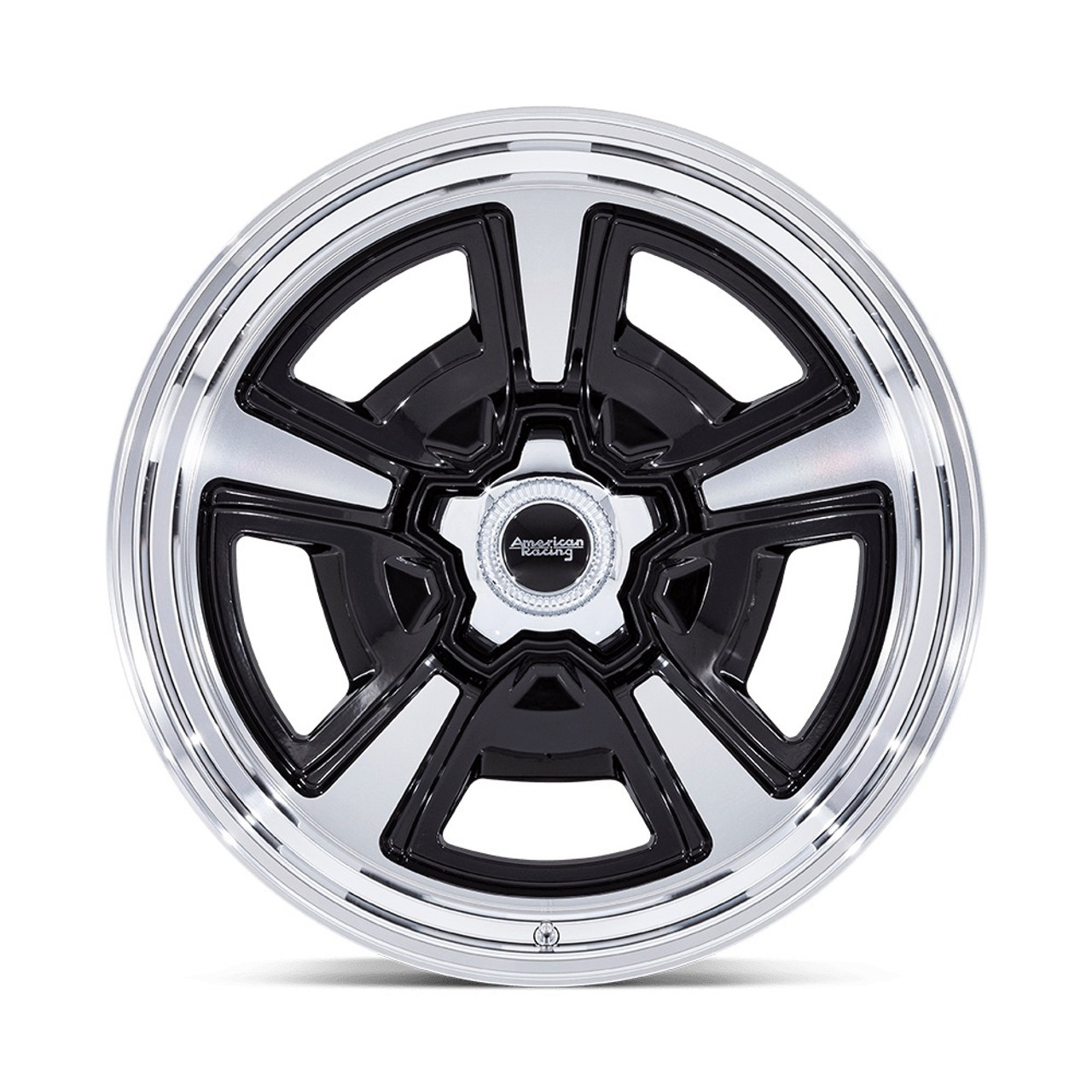 18" American Racing VN517 Marauder Black Machined Diamond Cut Lip 18x8 5x5.5 0mm