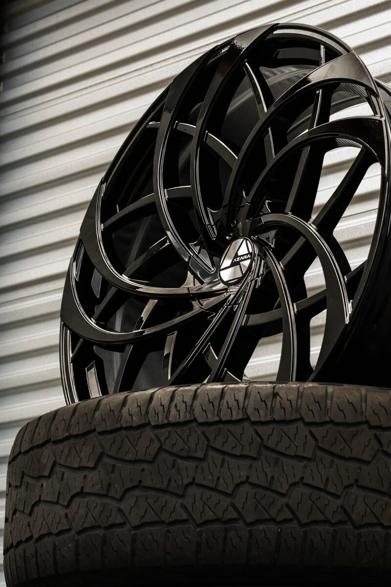 Azara AZA-540 Wheels 18 Inch 5x100 5x4.5 (5x114.3) Gloss Black A2i Whe