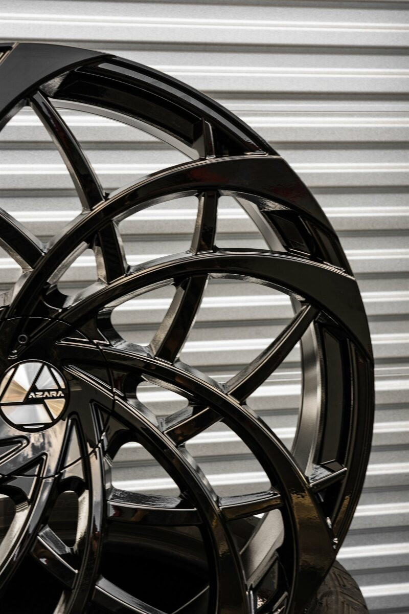 Azara AZA-540 Wheels 18 Inch 5x100 5x4.5 (5x114.3) Gloss Black A2i Whe