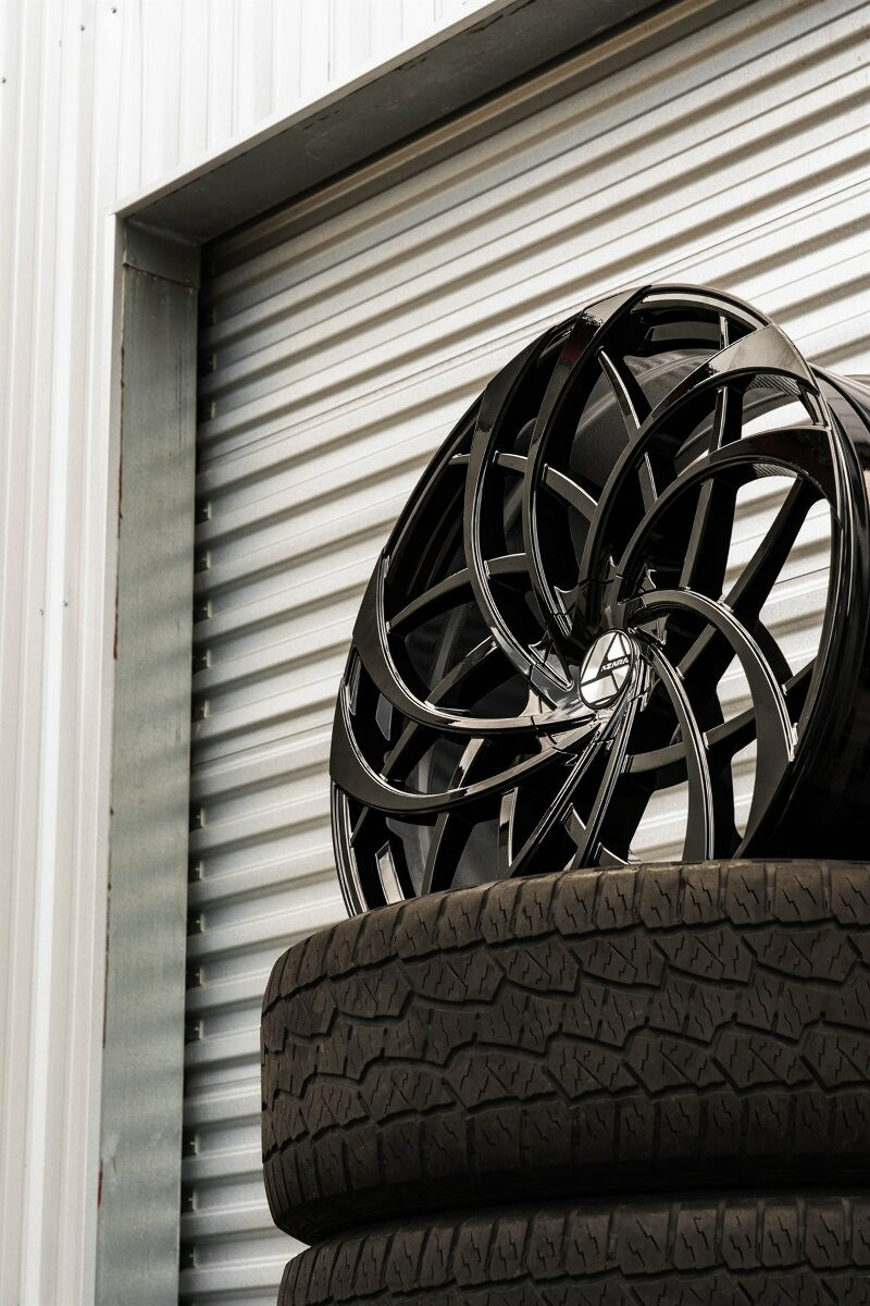 Azara AZA-540 Wheels 18 Inch 5x100 5x4.5 (5x114.3) Gloss Black A2i Whe