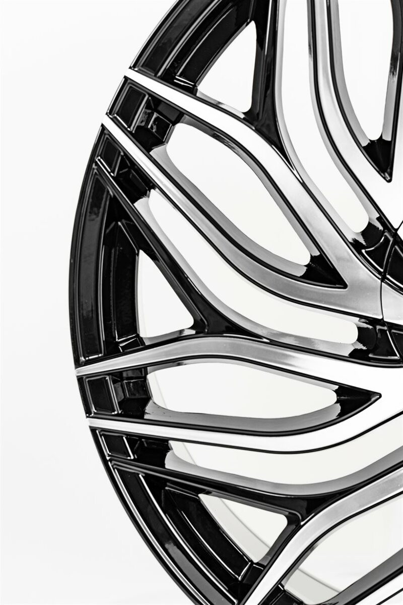 Azara AZA-537 Wheels 18 Inch 5x4.5 (5x114.3) 5x120 Gloss Black & Machi