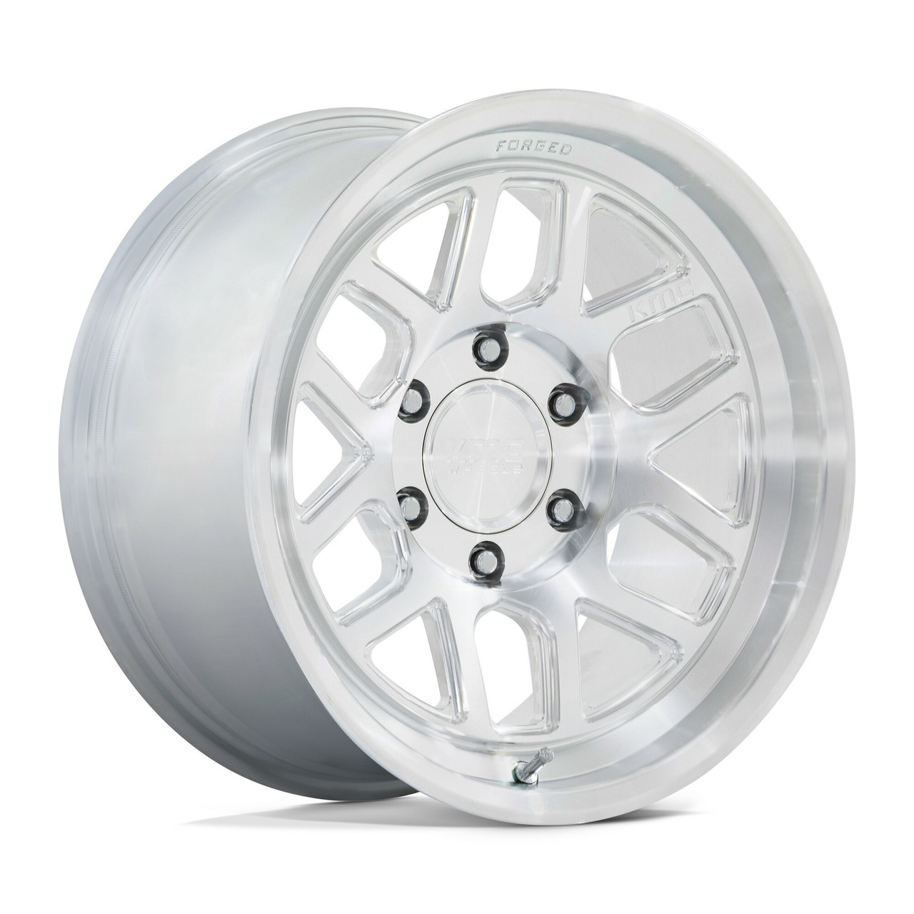 18" KMC KM446 Mesa Forged Monoblock Raw Machined 18x9 Wheel 6x5.5  0mm Rim