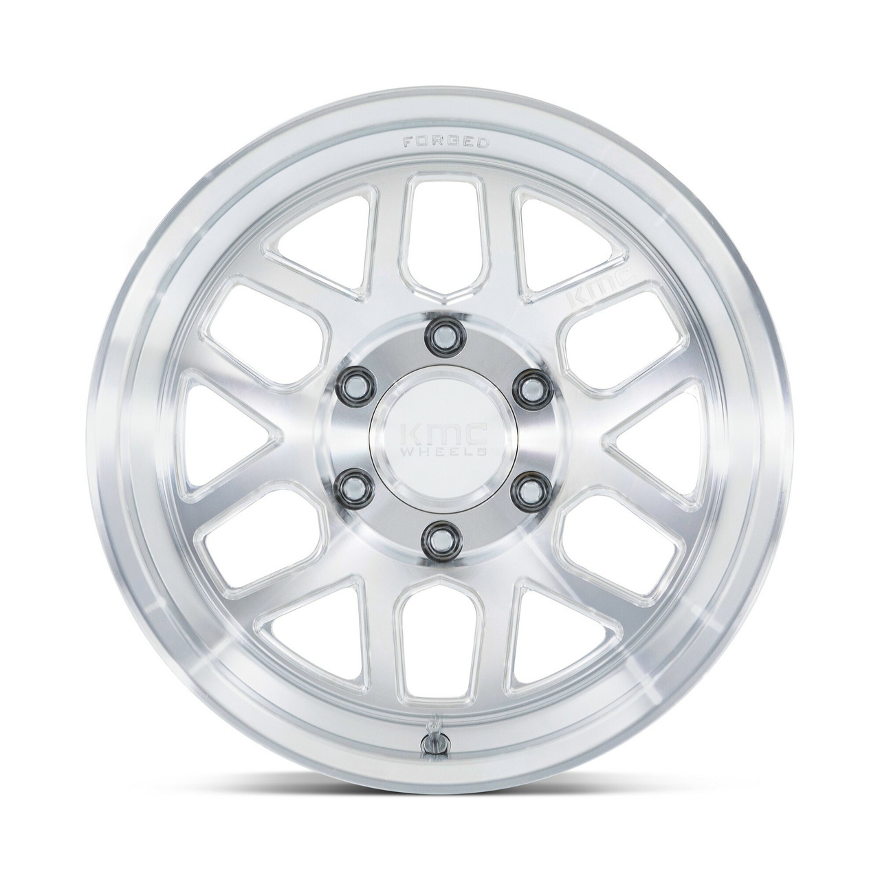 Set 4 18" KMC KM446 Mesa Forged Monoblock Raw Machined 18x9 Wheels 6x5.5 0mm Rim