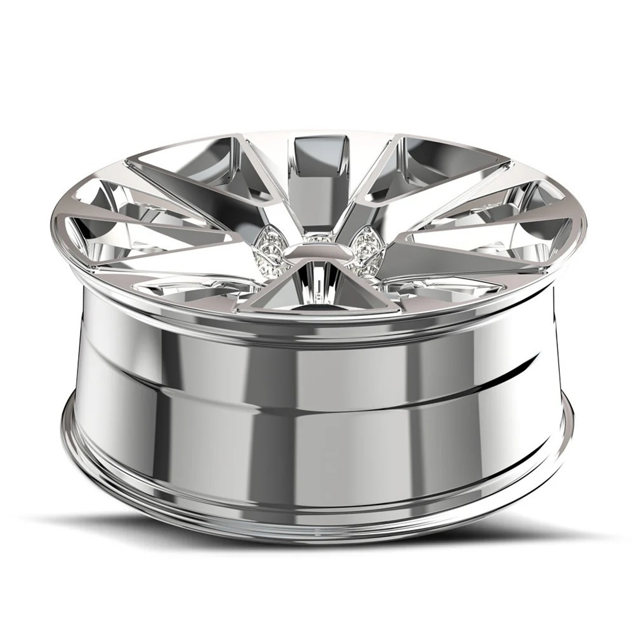 26" O.E. Revolution C-14 Nano Chrome 26x10 Wheel 6x5.5 30mm Rim For Chevy GMC