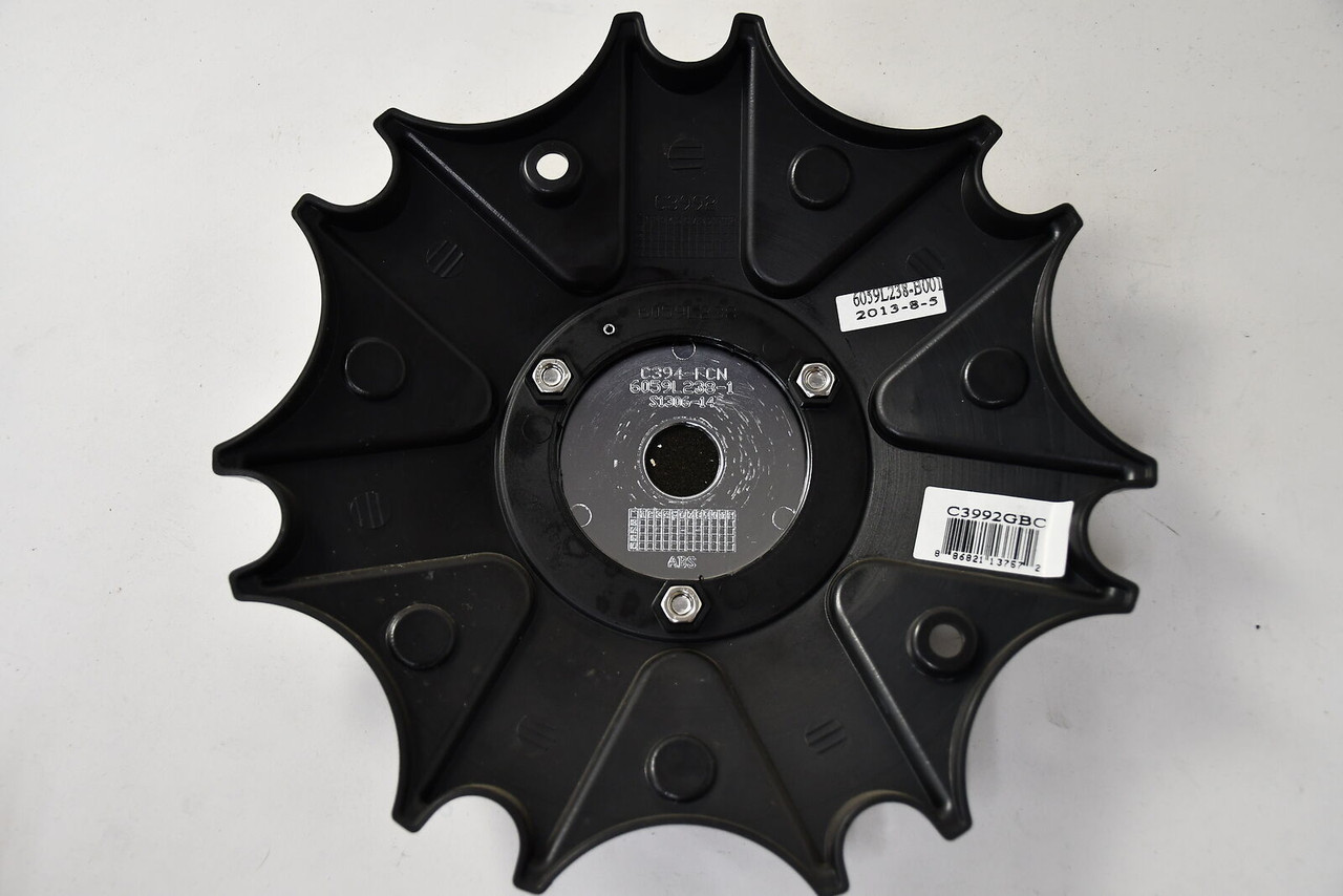 Vision Glossy Black 7 Lug Center Cap Hub Cap C3992GBC