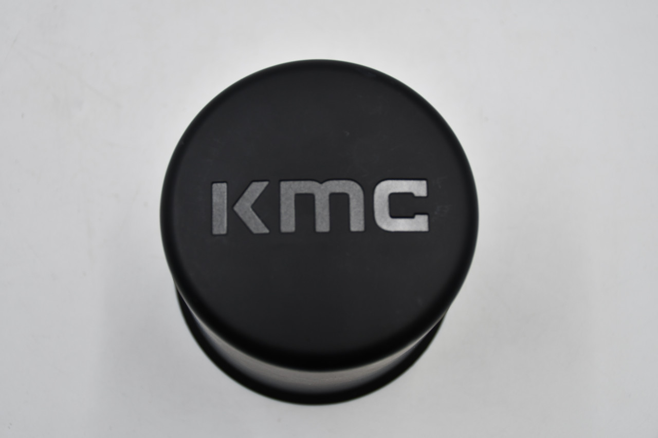 KMC Matte Black Wheel Center Cap Hub Cap 1001343 3.50" Aftermarket KMC