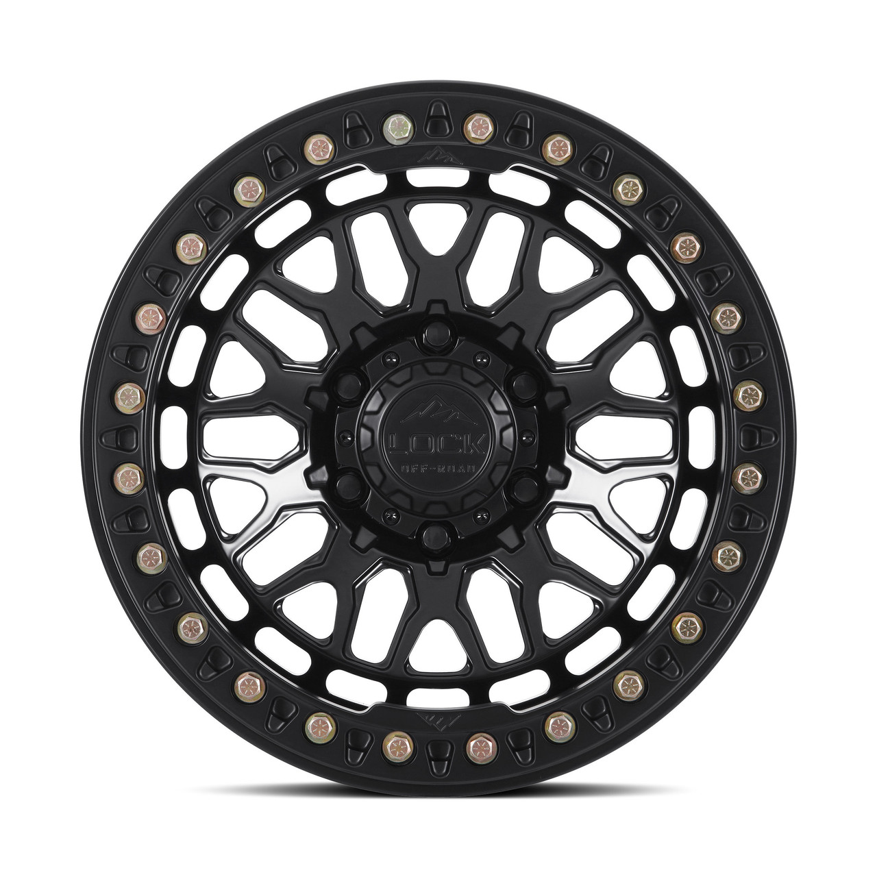 17" Lock Offroad Invader Forged Beadlock Matte Black Forged 17x9 6x5.5 12mm Rim
