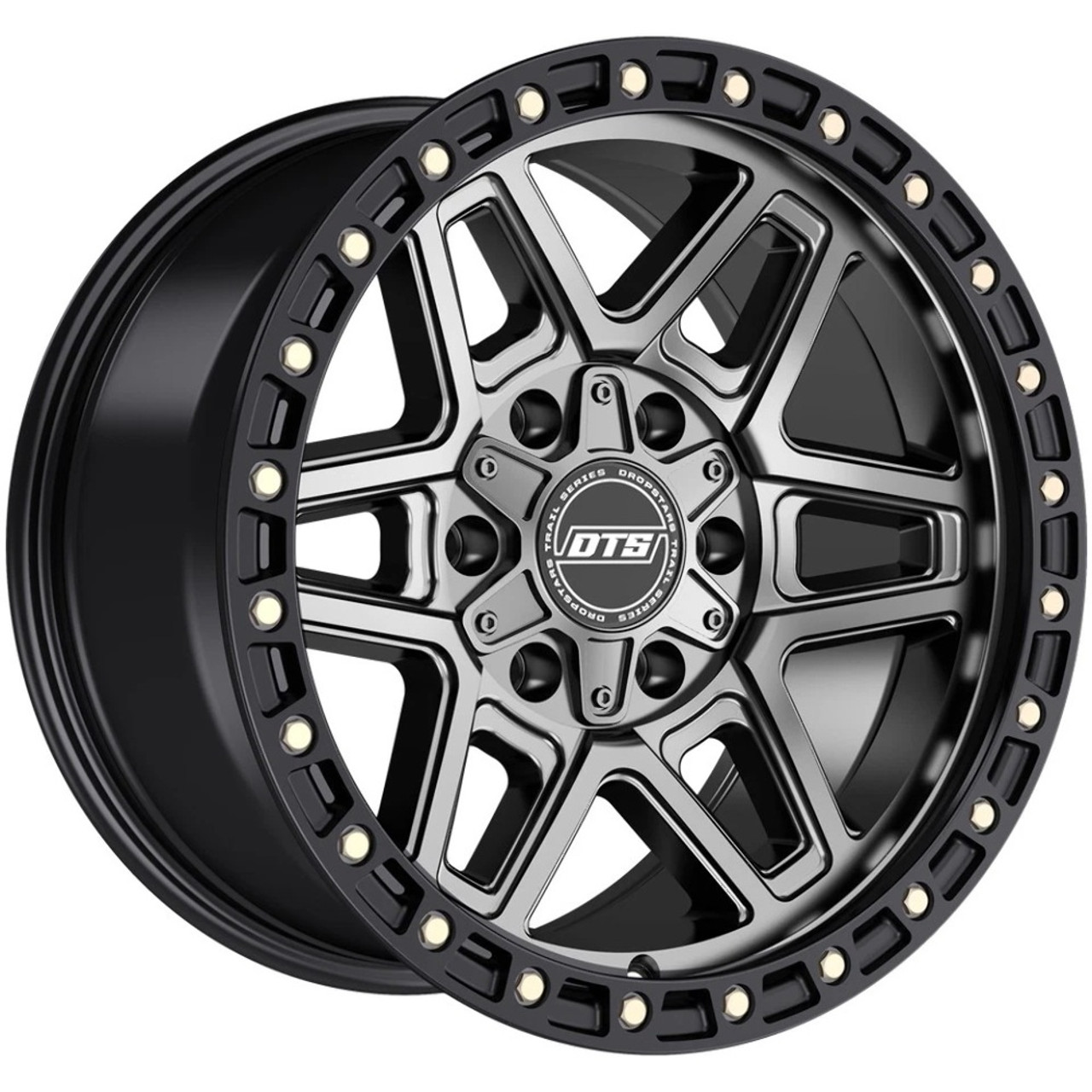 20" Dropstars Trail Series 604AB Anthracite Black Ring 20x9 6x135 6x5.5 18mm Rim