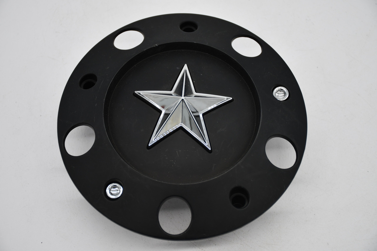 Kmc XD Series Rockstar Matte Black Center Cap 371L152 371L152YB001 6"