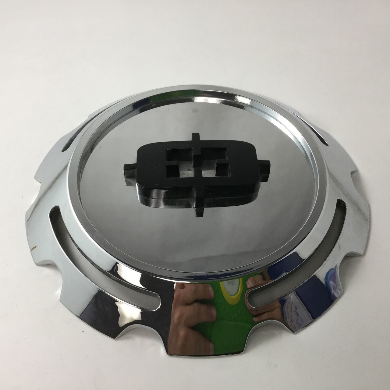 Vision 390 Empire Chrome 8 Lug Wheel Center Cap C390-8V VIS9 with Spacers