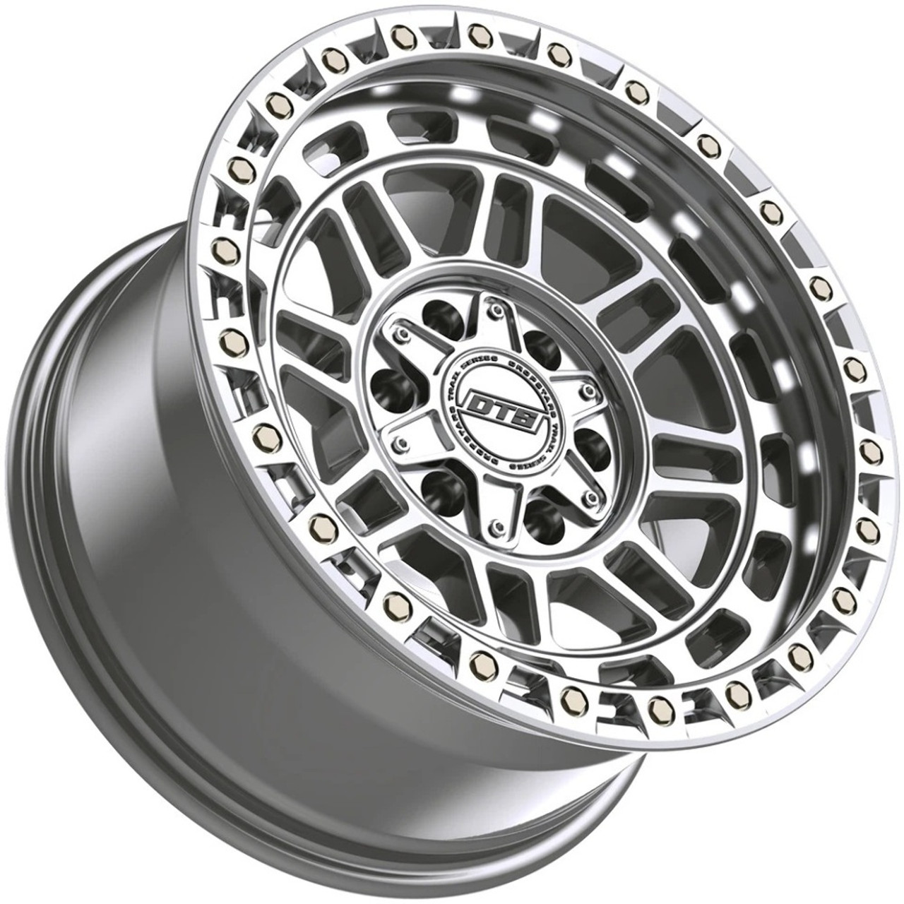 20" Dropstars Trail Series 603MS Machined Silver 20x9 Wheel 6x135 6x5.5 00mm Rim