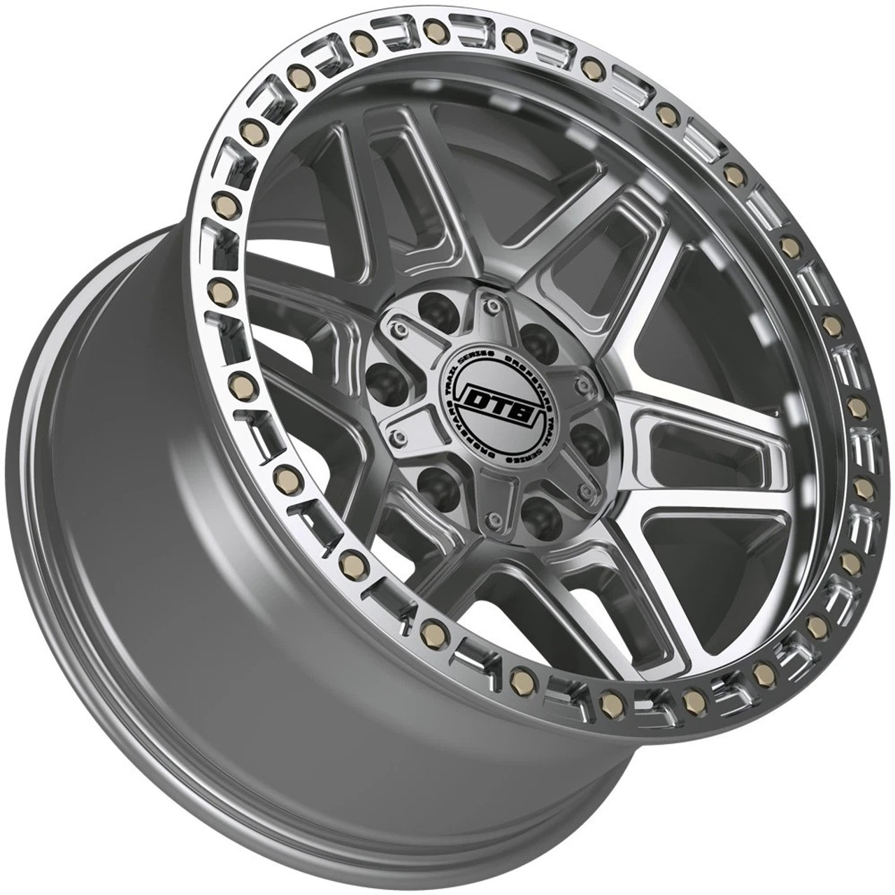 Set 4 18" Dropstars Trail Series 602MS Machined Silver 18x9 6x135 6x5.5 00mm Rim