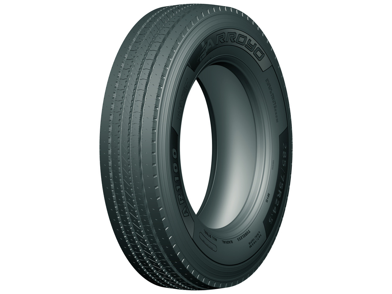 Set 4 Arroyo AR1100 285/75R24.5 147/144M BSW All Position Tires