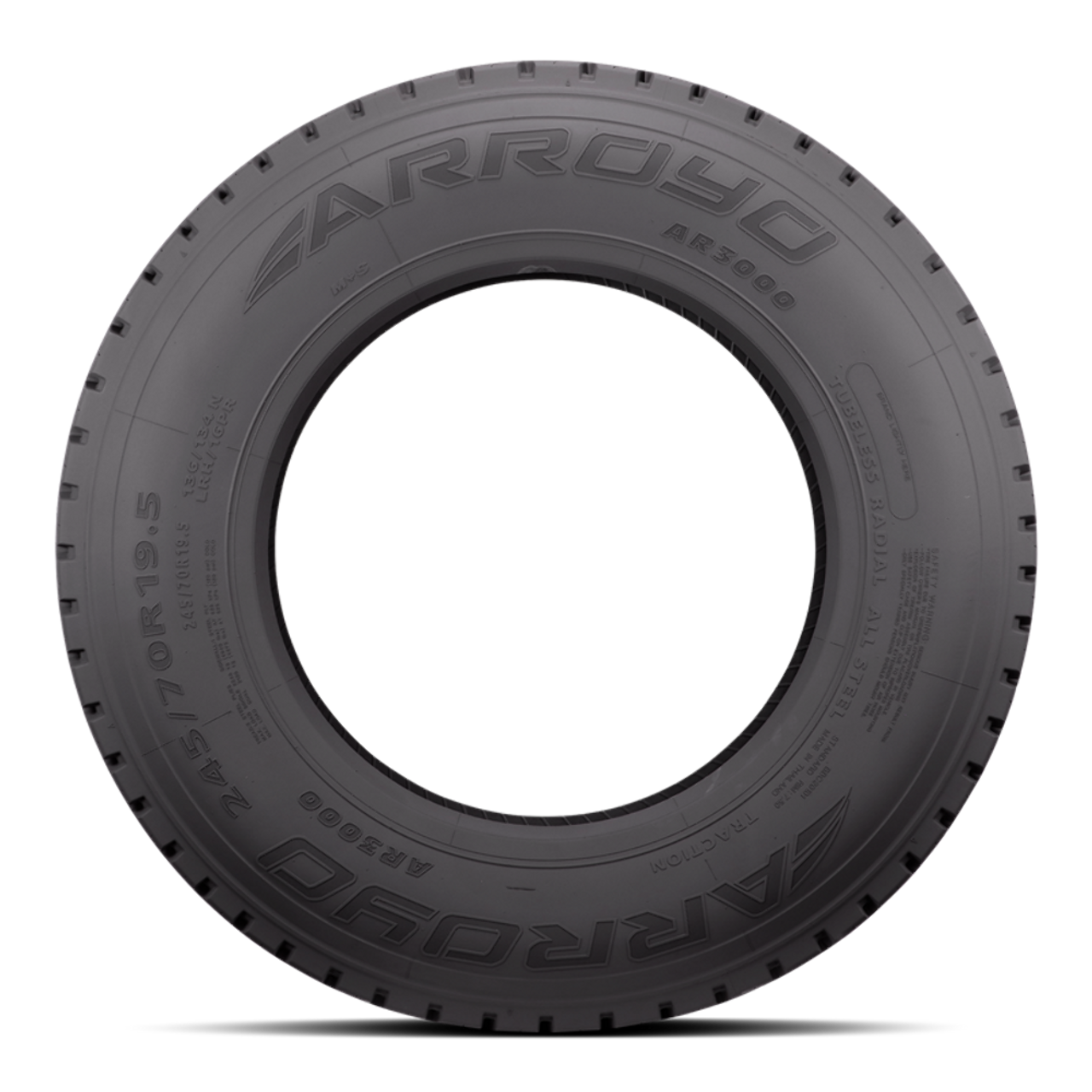 Arroyo AR3000 225/70R19.5 128/126N BSW Open Shoulder Drive Tire