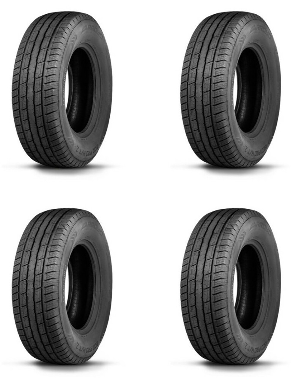Set 4 Arroyo ECO PRO HT 2 LT265/75R16 123/120S BSW All Season Touring Tires