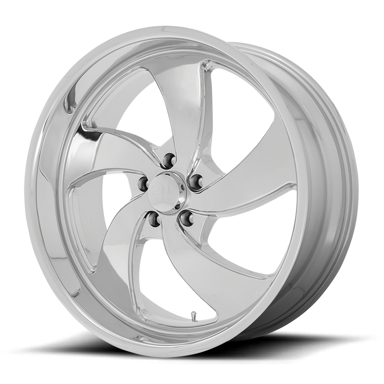 24" US Mag 1PC U132 Desperado 24x9 5x5 Chrome Right Wheel 1mm For Chevy GMC Rim