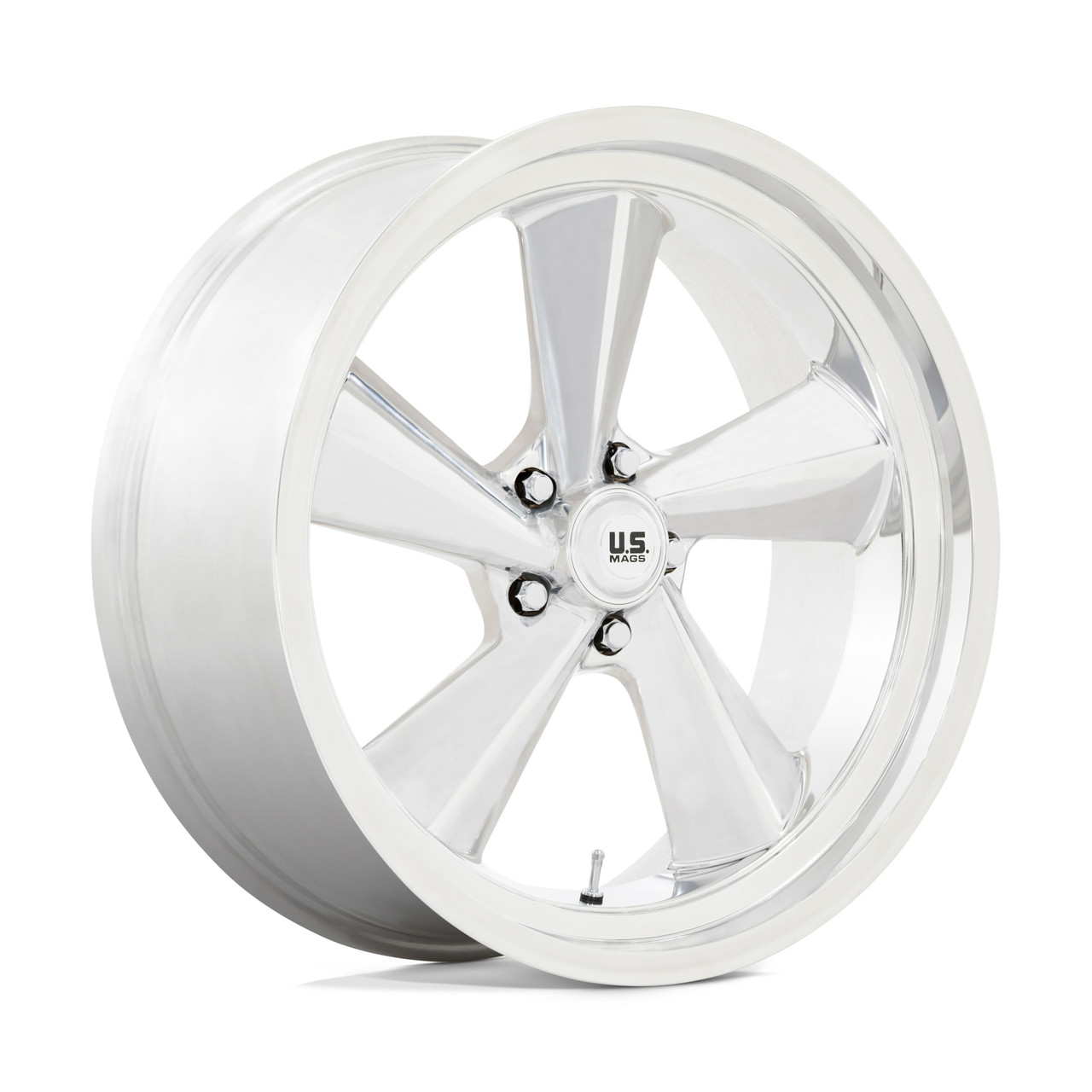 US Mag 1PC U135 TS 22x9 5x5.0 Polished Wheel 22" 15mm Rim